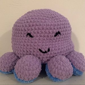 Handmade Crochet Reversible Mood Octopus